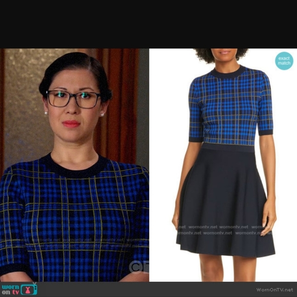 🍒NWT🍒 TED BAKER KNITTED SKATER DRESS - Picture 8 of 12